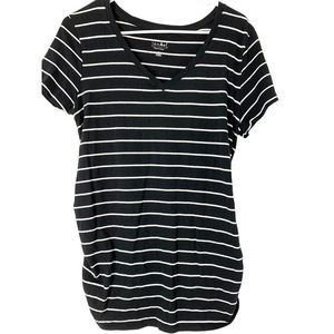 Isabel Target Maternity T-shirt Top XL Short Sleeve 5328 Ruched Sides
